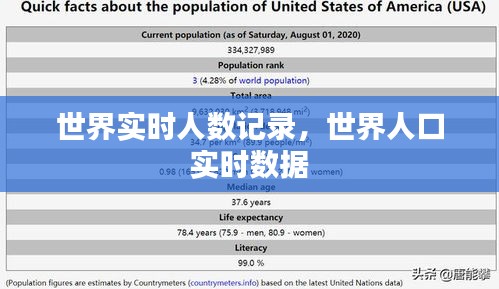 世界实时人数记录，世界人口 实时数据 