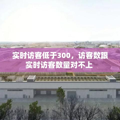 实时访客低于300，访客数跟实时访客数量对不上 