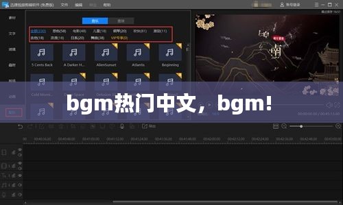bgm热门中文，bgm! 