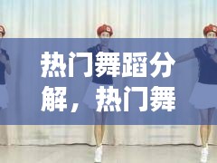 热门舞蹈分解，热门舞蹈分解动作视频 