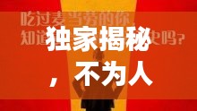 独家揭秘，不为人知的背后故事