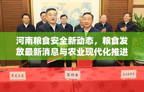 河南粮食安全新动态，粮食发放最新消息与农业现代化推进保障粮食安全