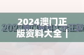 2024澳门正版资料大全｜权威诠释推进方式