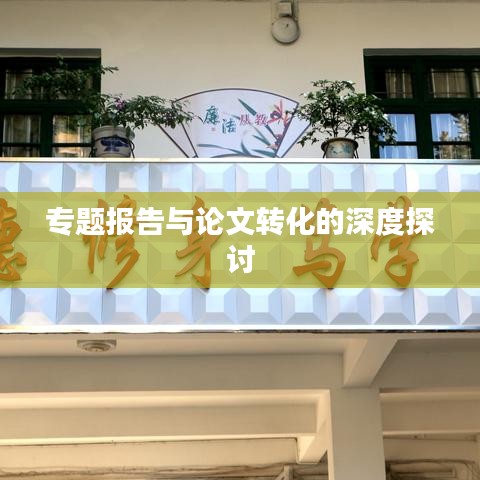 专题报告与论文转化的深度探讨