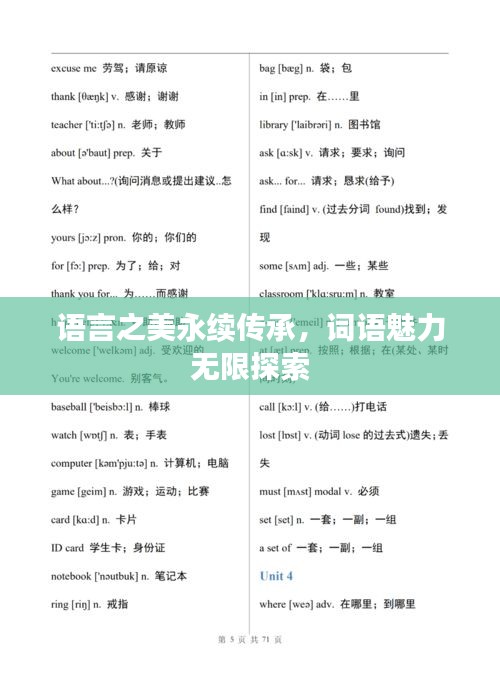 语言之美永续传承，词语魅力无限探索