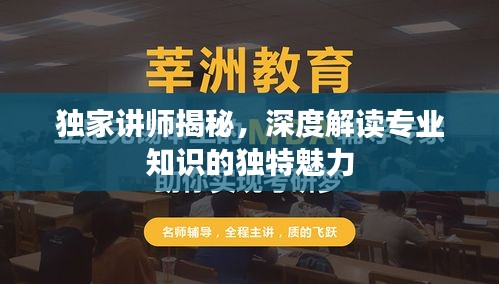 独家讲师揭秘，深度解读专业知识的独特魅力