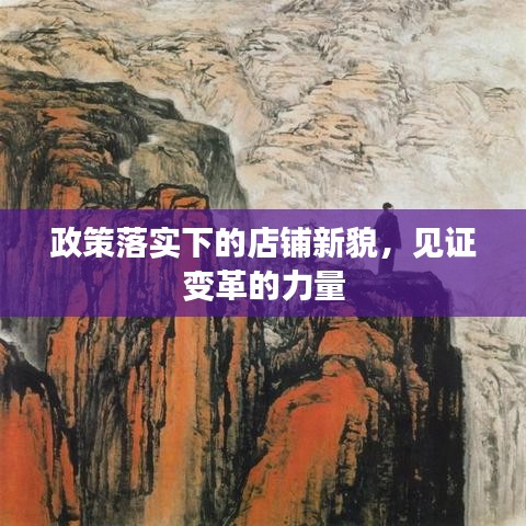 政策落实下的店铺新貌，见证变革的力量