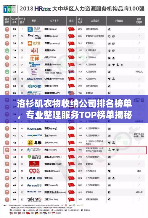 洛杉矶衣物收纳公司排名榜单，专业整理服务TOP榜单揭秘！