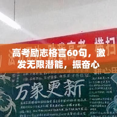 高考励志格言60句，激发无限潜能，振奋心灵！